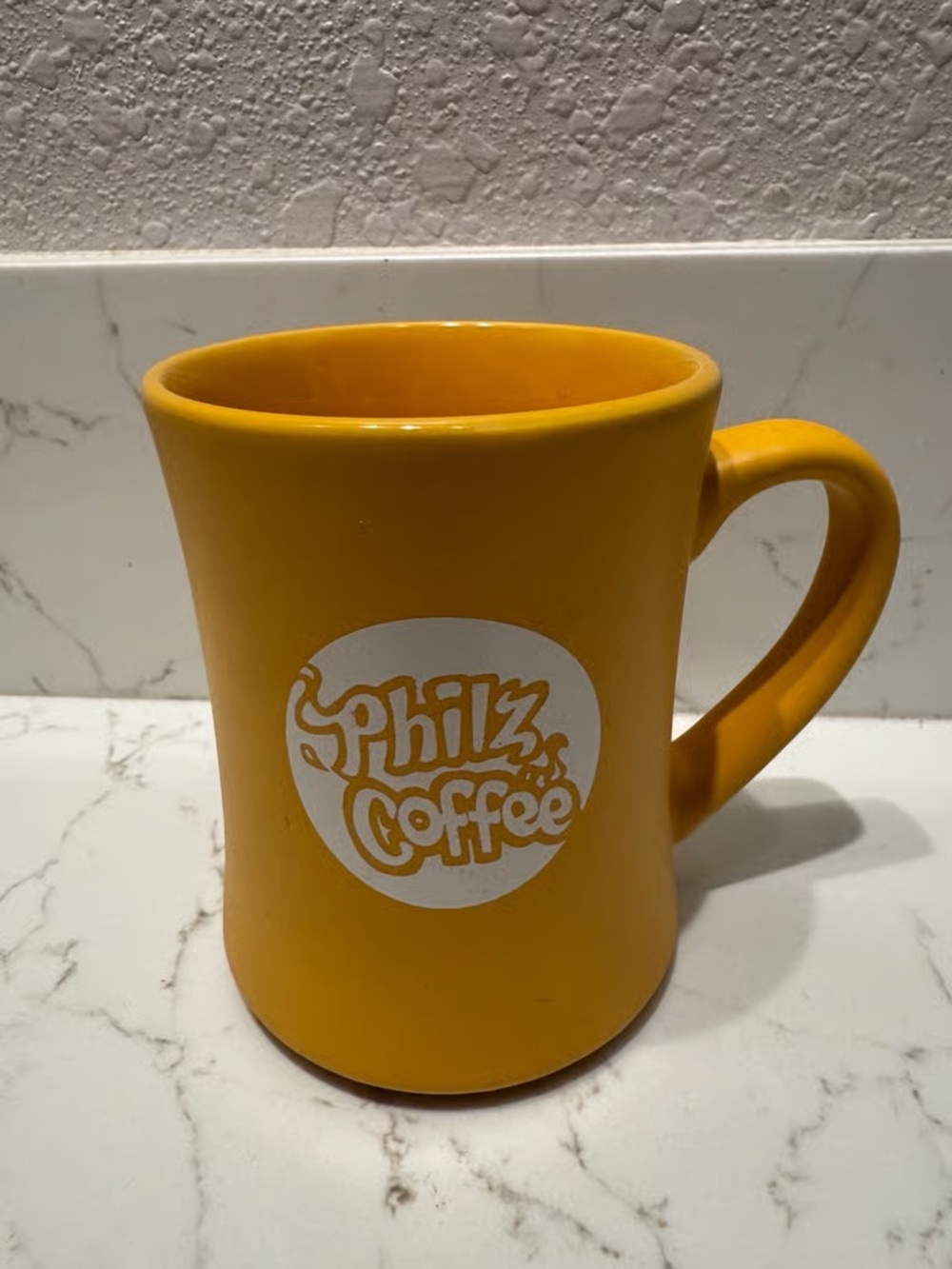 Philz Coffee Bright Yellow Ceramic Coffee Mug